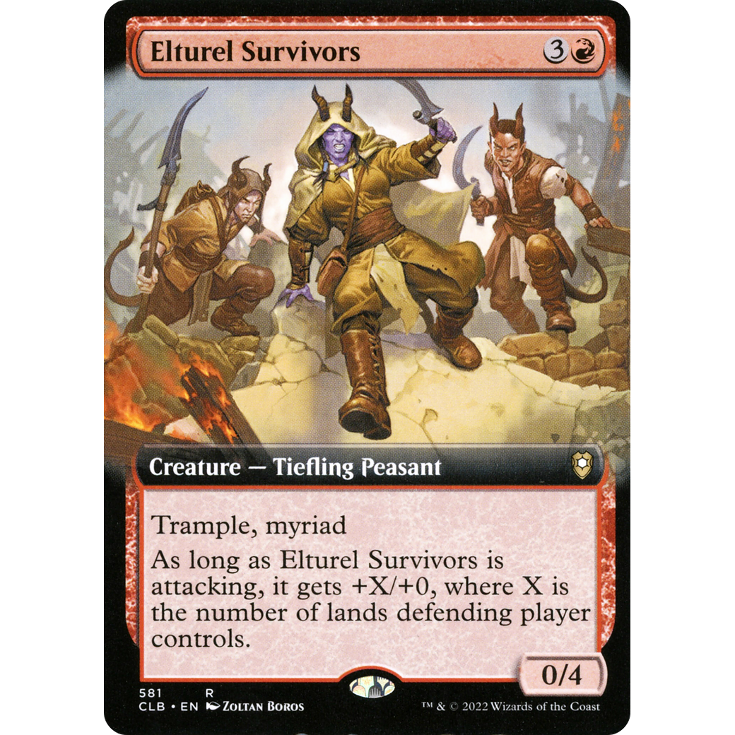 Elturel Survivors (CLB-581) - Commander Legends: Battle for Baldur's Gate: (Extended Art) Foil