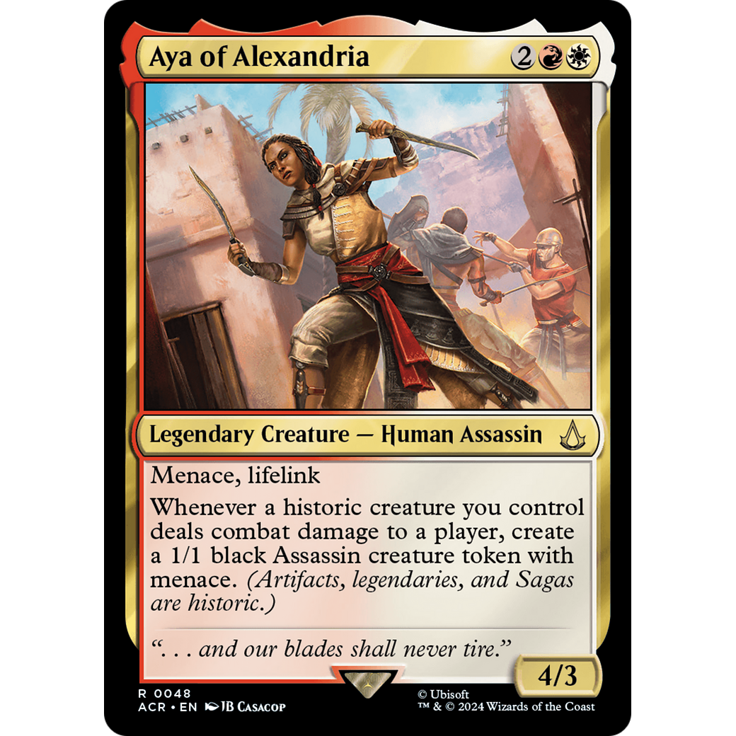 Aya of Alexandria (ACR-048) - Assassin's Creed Foil