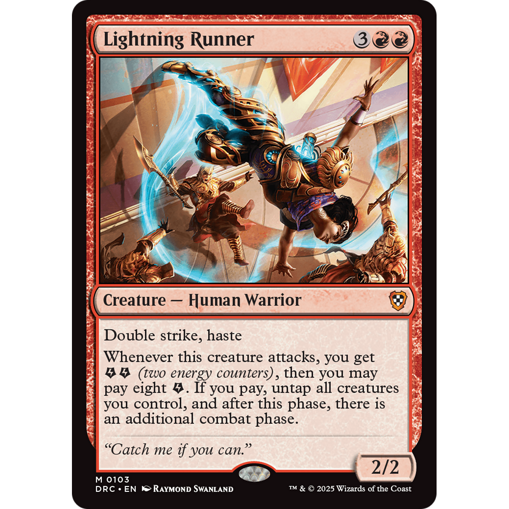 Lightning Runner (DRC-103) - Commander: Aetherdrift