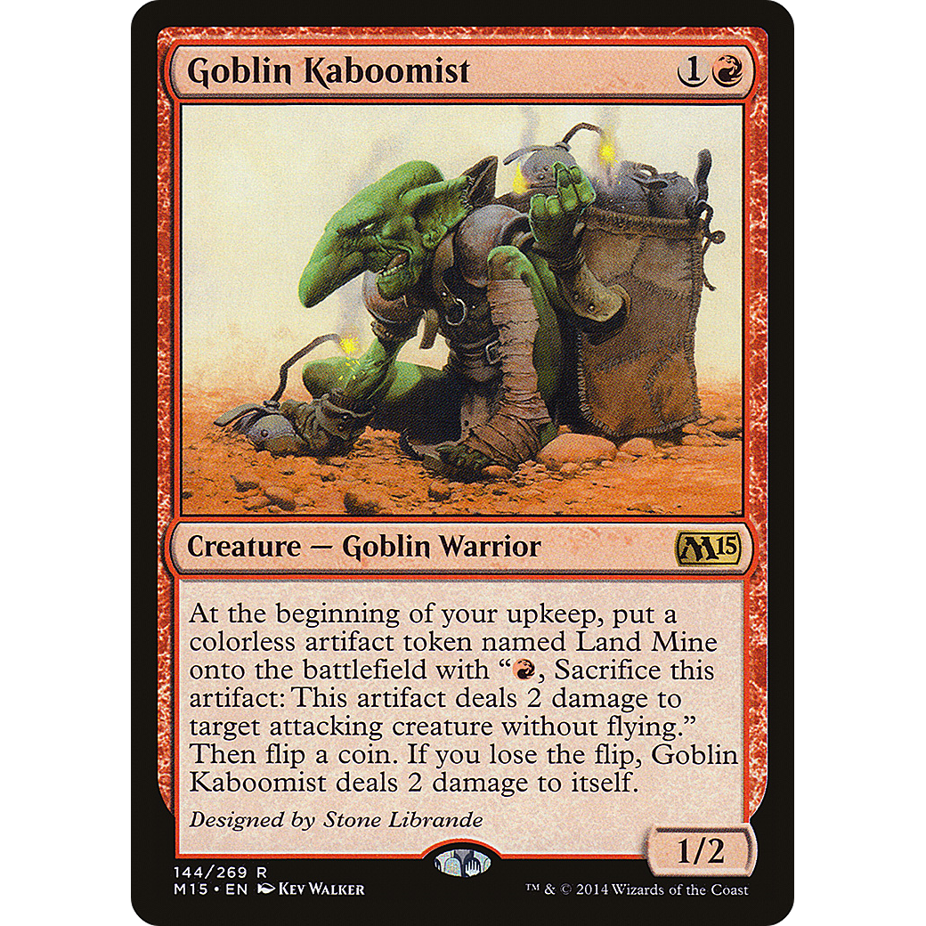 Goblin Kaboomist (M15-144) - Magic 2015 Foil