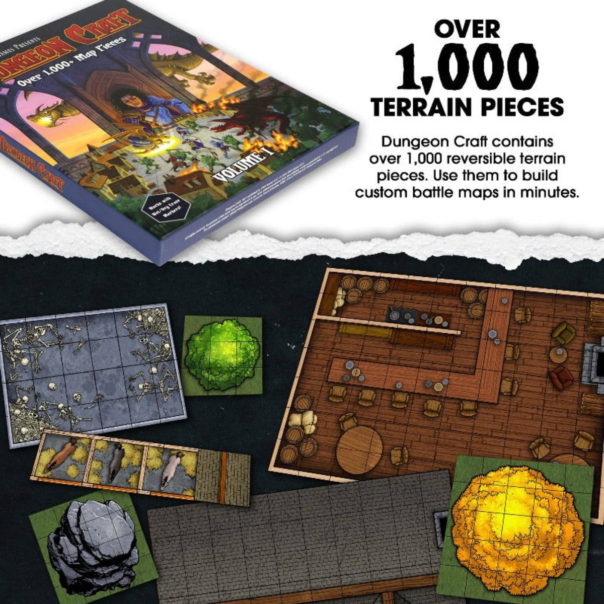 Dungeon Craft: Volume 1 - 2D RPG Terrain