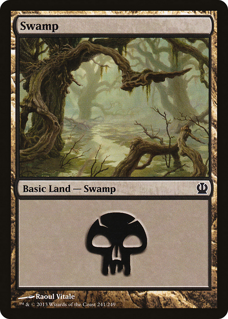 Swamp (241) (THS-241) - Theros Foil