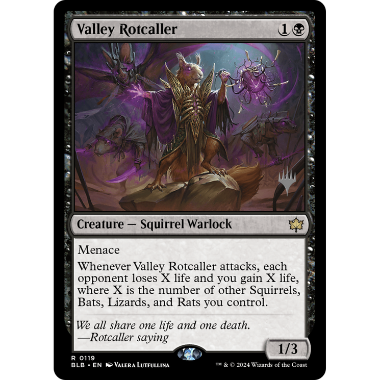 Valley Rotcaller (PPBLB-119P) - Bloomburrow Promos