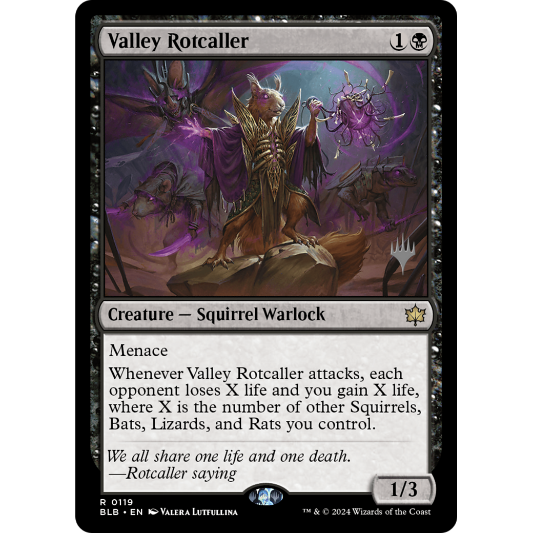 Valley Rotcaller (PPBLB-119P) - Bloomburrow Promos Foil