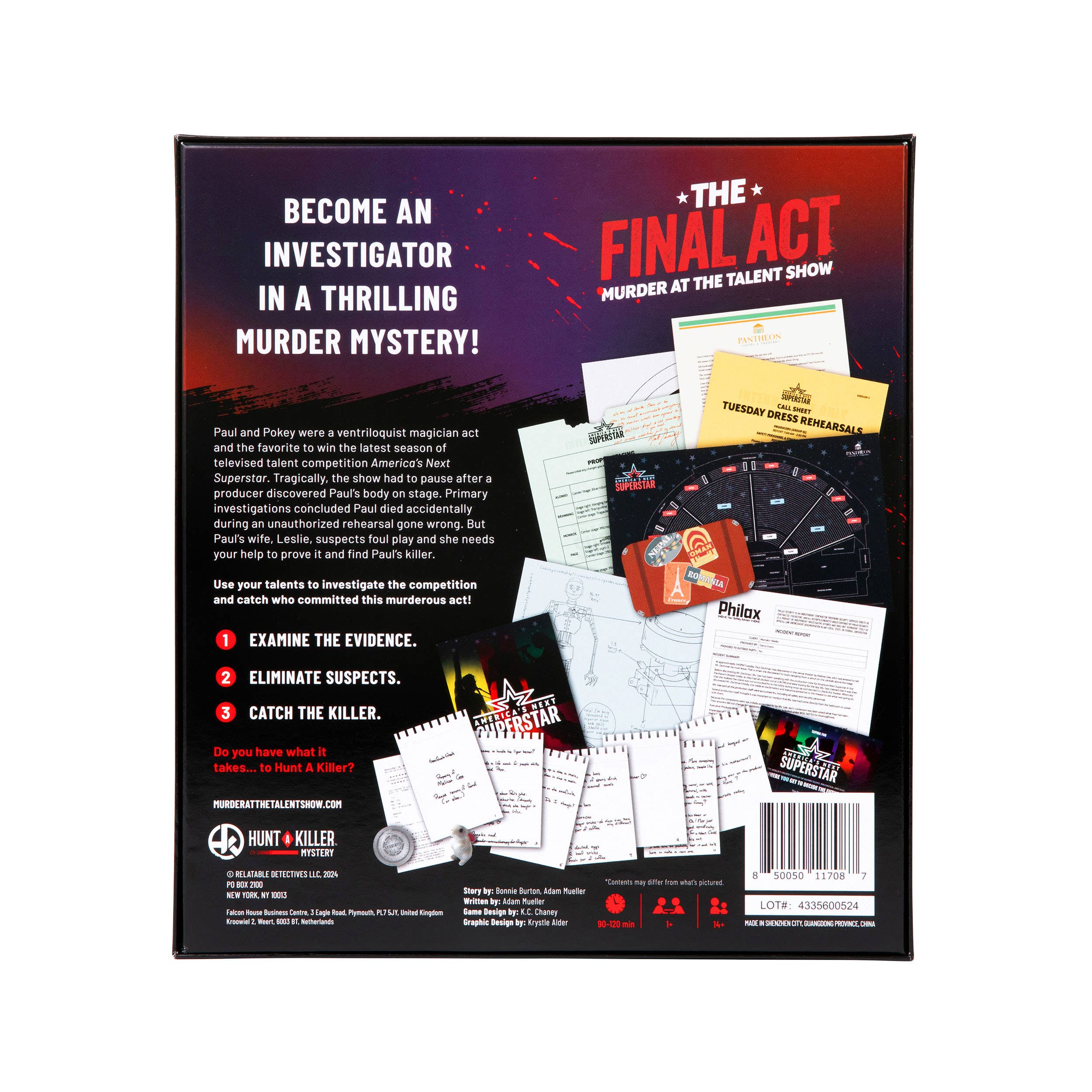 Hunt A Killer: The Final Act: Murder at the Talent Show