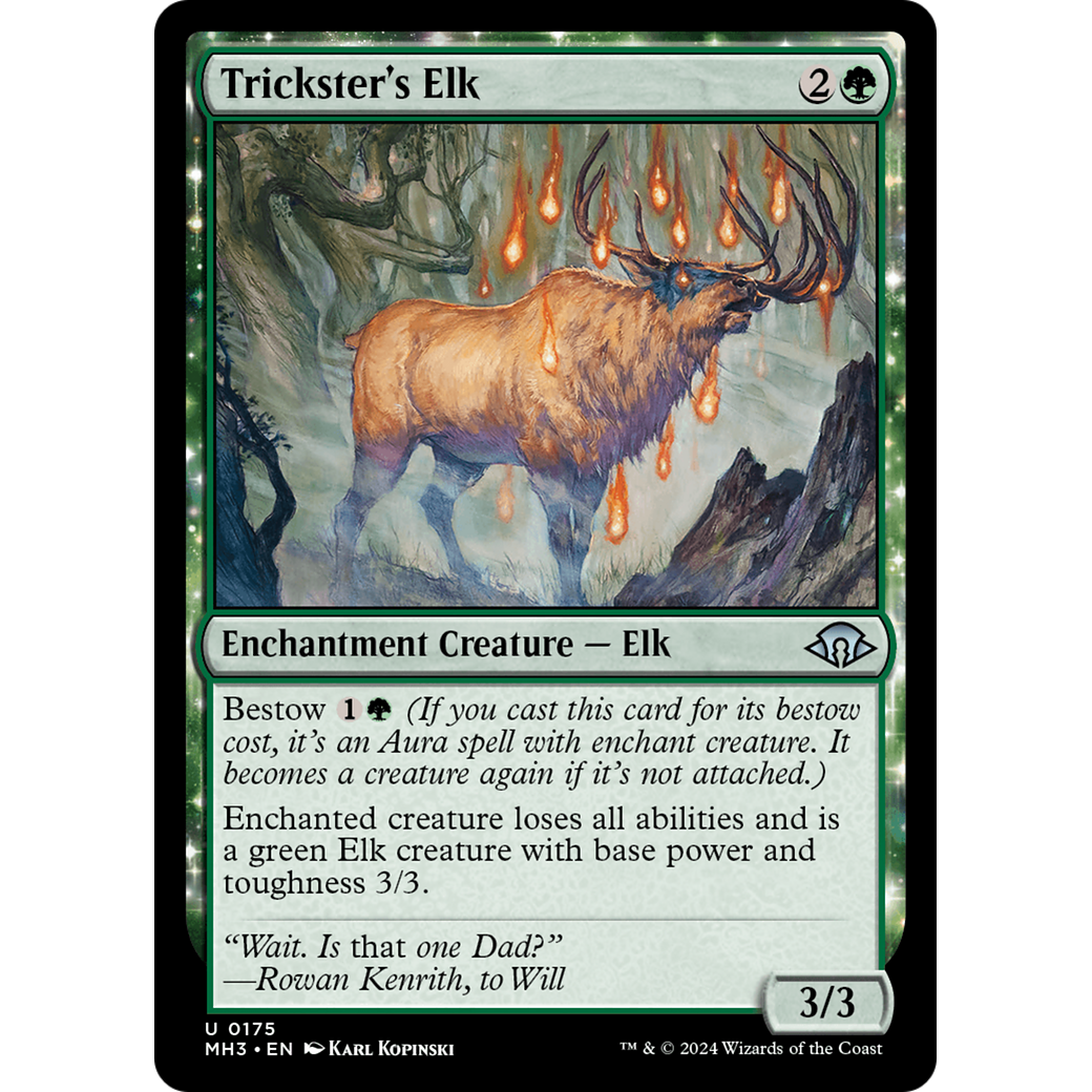 Trickster's Elk (MH3-175) - Modern Horizons 3: (enchantment)