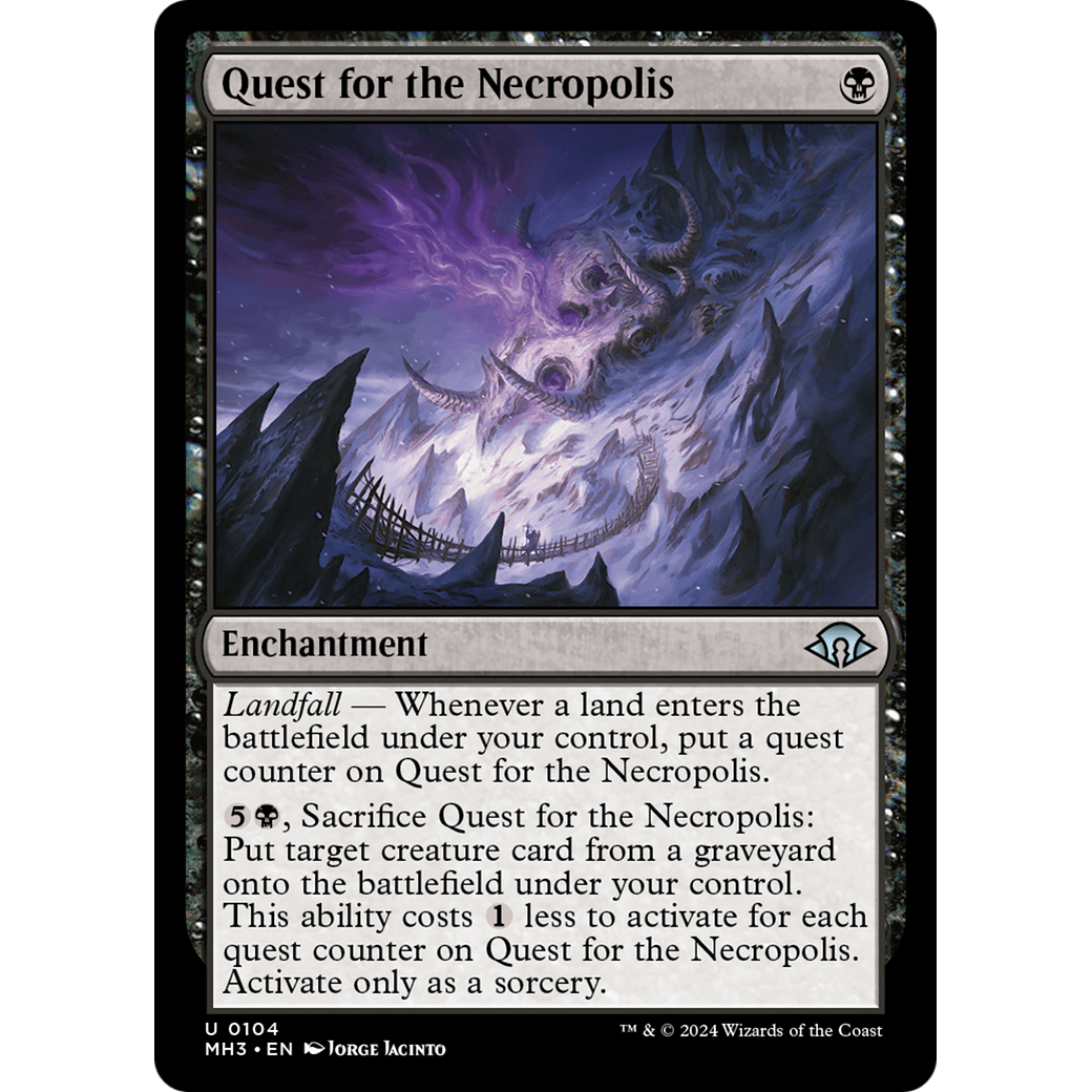 Quest for the Necropolis (MH3-104) - Modern Horizons 3 Foil