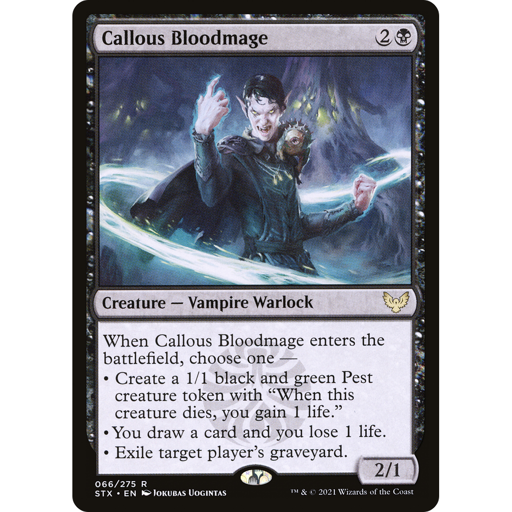 Callous Bloodmage (STX-066) - Strixhaven: School of Mages