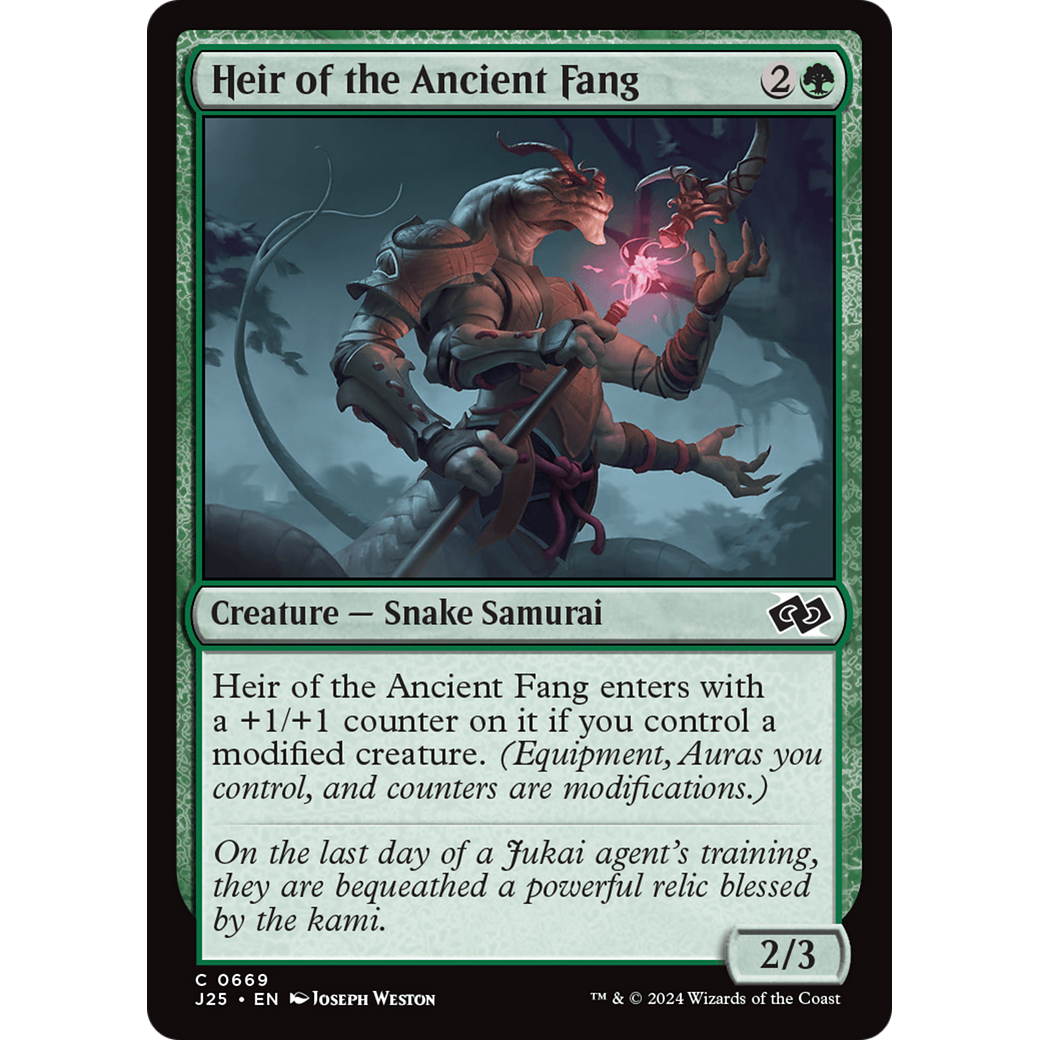 Heir of the Ancient Fang (J25-669) - Foundations Jumpstart