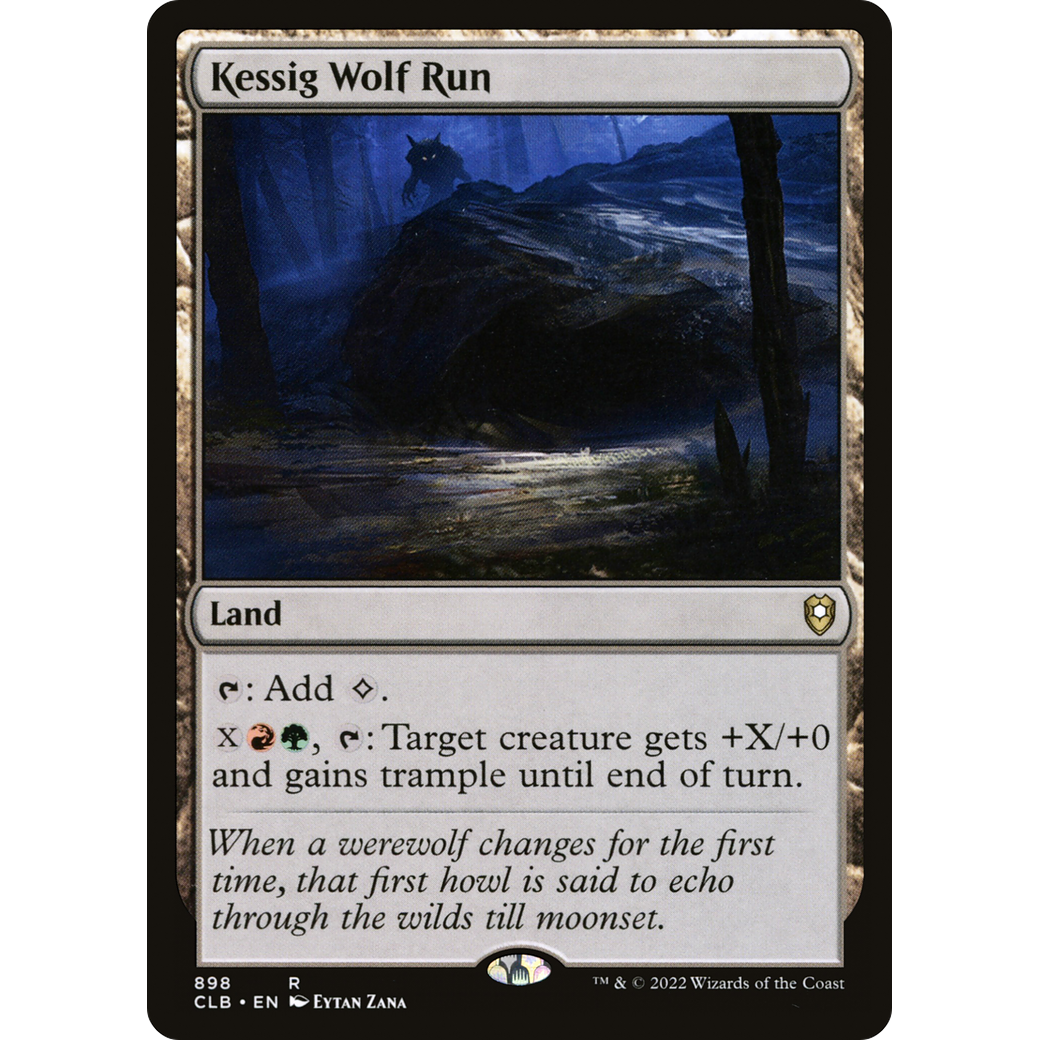 Kessig Wolf Run (CLB-898) - Commander Legends: Battle for Baldur's Gate