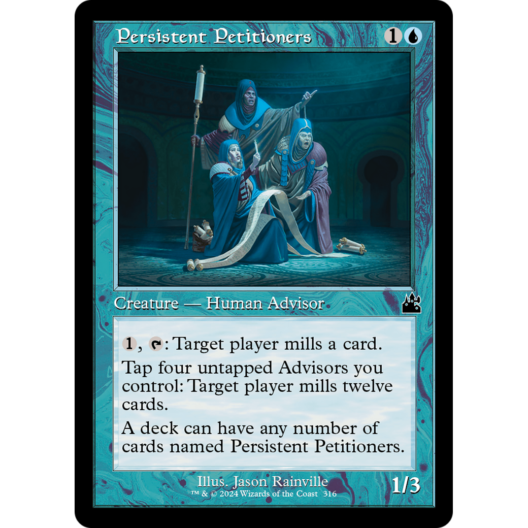 Persistent Petitioners (RVR-316) - Ravnica Remastered Foil
