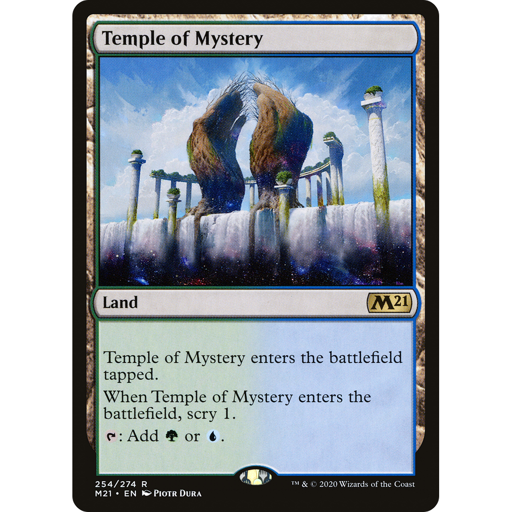 Temple of Mystery (M21-254) - Core Set 2021 Foil