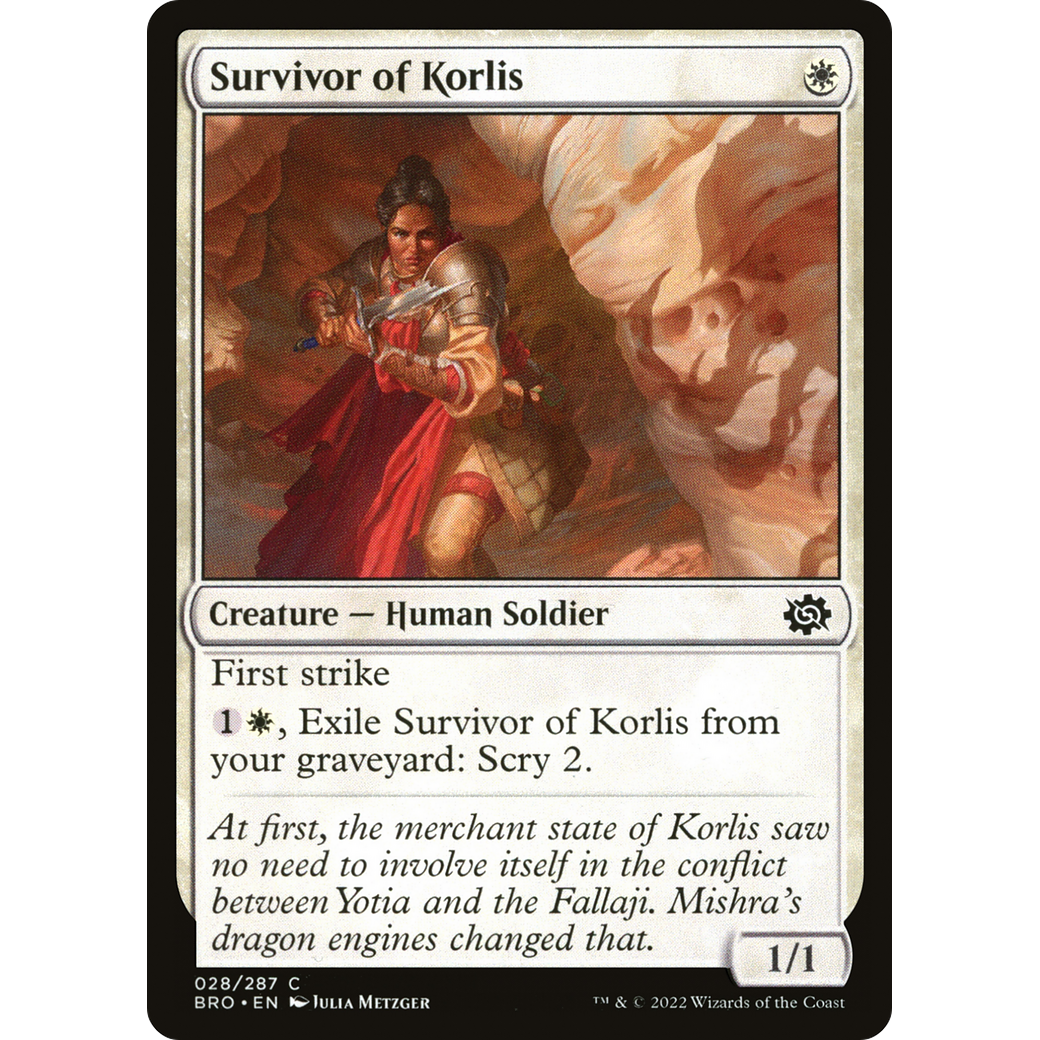 Survivor of Korlis (BRO-028) - The Brothers' War