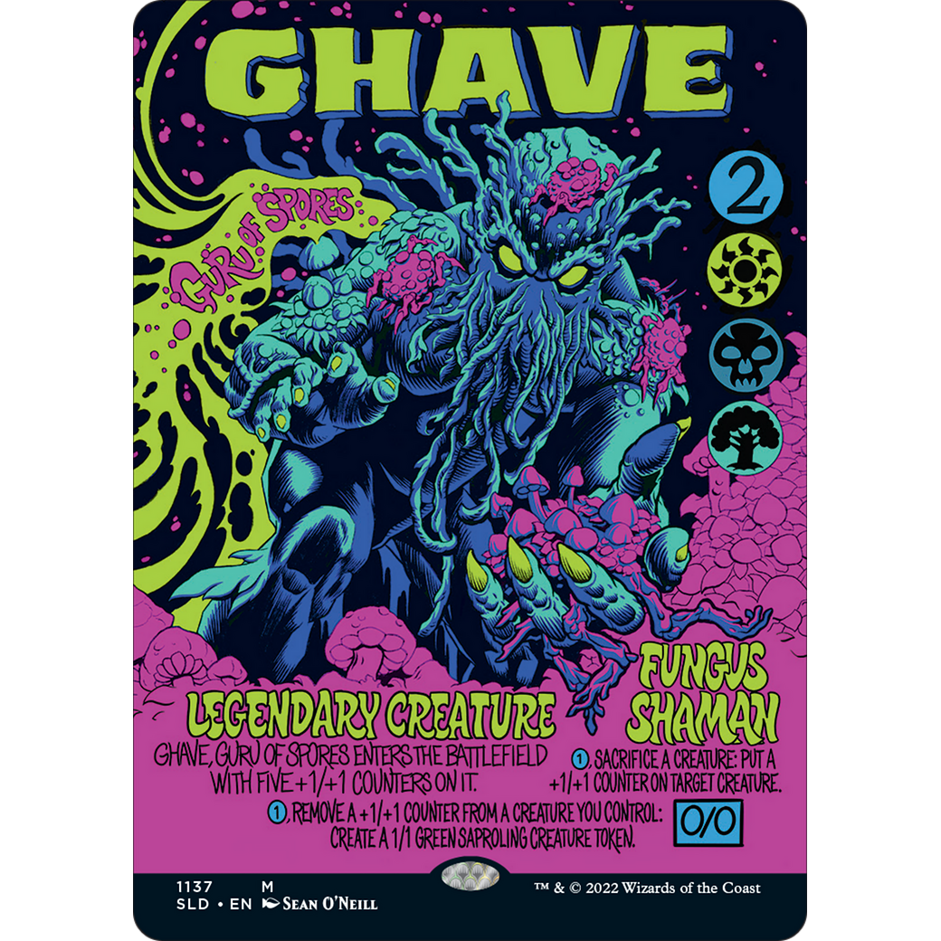 Ghave, Guru of Spores (SLD-1137) - Secret Lair Drop (Borderless)