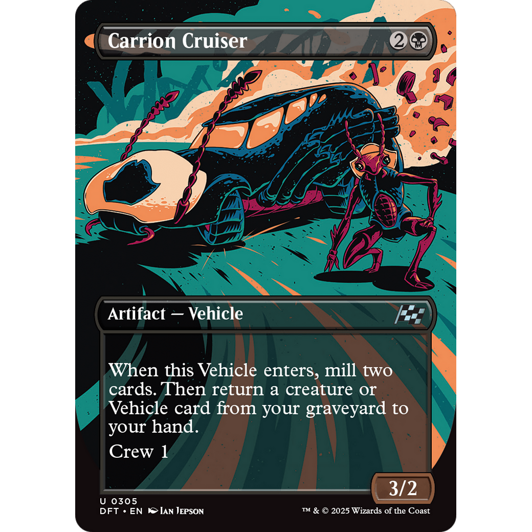 Carrion Cruiser (DFT-305) - Aetherdrift (Borderless) Foil