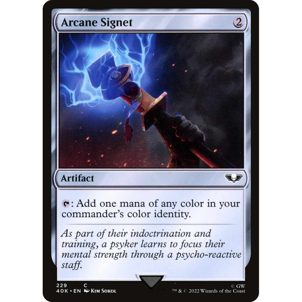 Arcane Signet (40K-229) - Warhammer 40,000 Commander