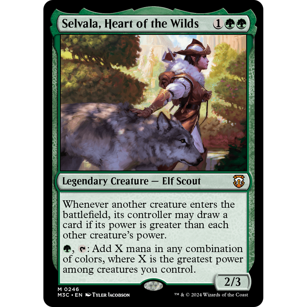 Selvala, Heart of the Wilds (M3C-246) - Modern Horizons 3 Commander Foil