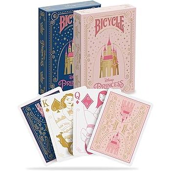 Disney Princesses Navy/Pink Playing Cards