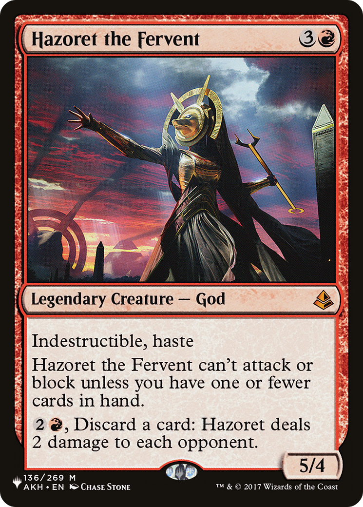 Hazoret the Fervent (LIST-136/269) - The List