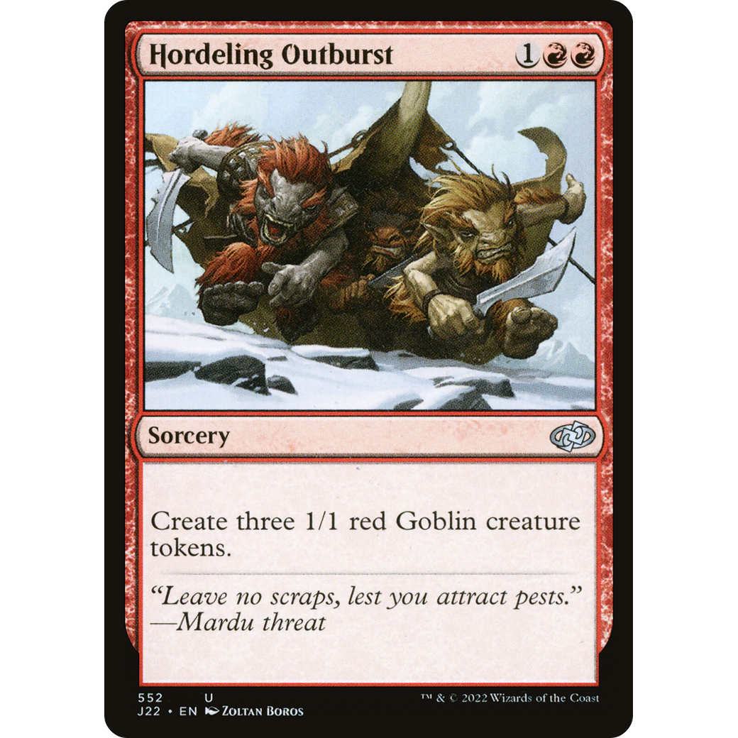 Hordeling Outburst (J22-552) - Jumpstart 2022