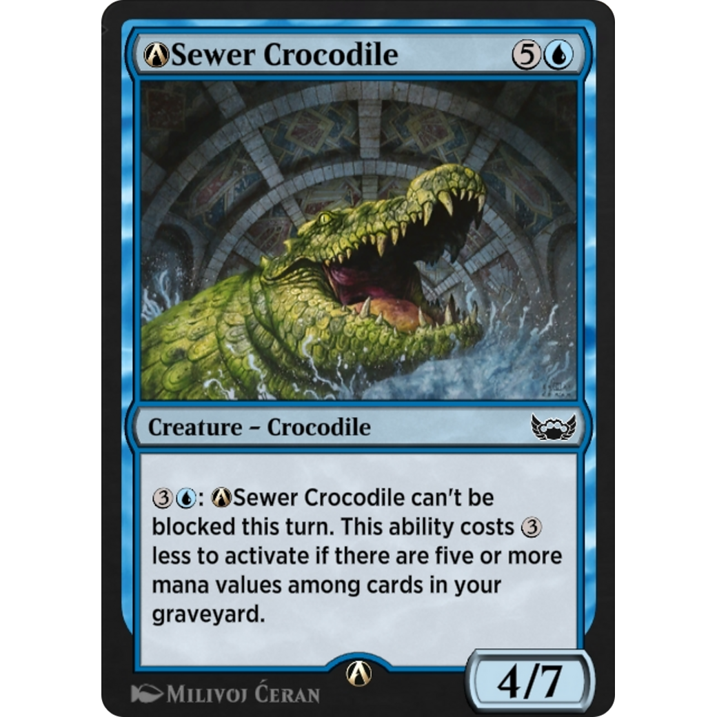 A-Sewer Crocodile (SNC-A-60) - Streets of New Capenna