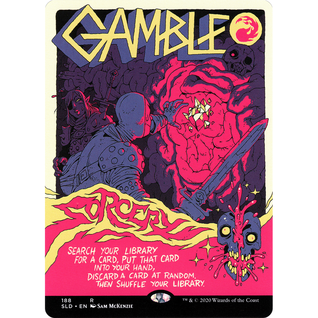 Gamble (SLD-188) - Secret Lair Drop (Borderless)