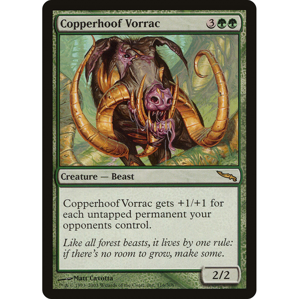 Copperhoof Vorrac (MRD-116) - Mirrodin