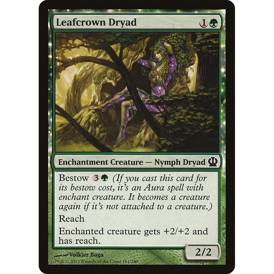 Leafcrown Dryad (THS-161) - Theros: (enchantment)