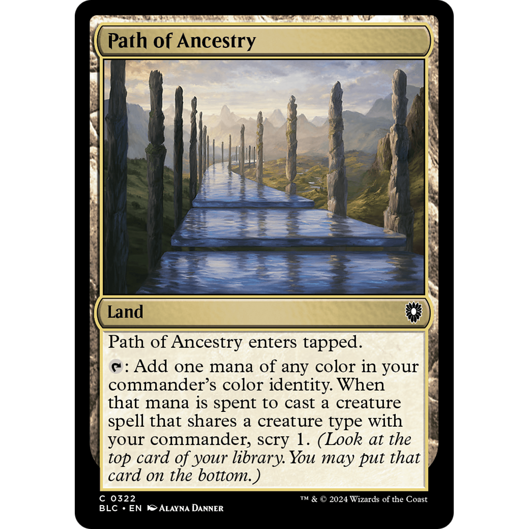 Path of Ancestry (BLC-322) - Bloomburrow Commander
