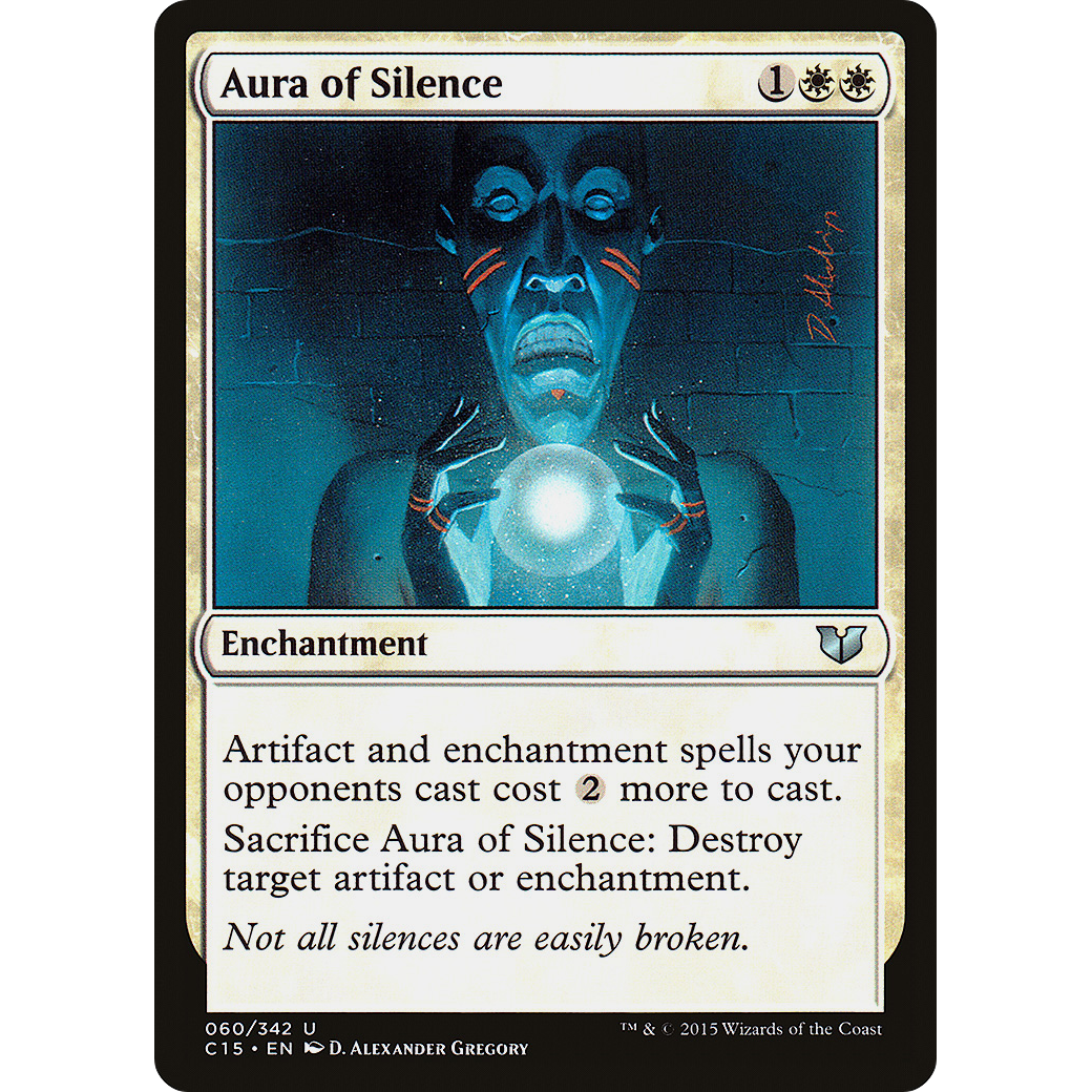 Aura of Silence (C15-060) - Commander 2015