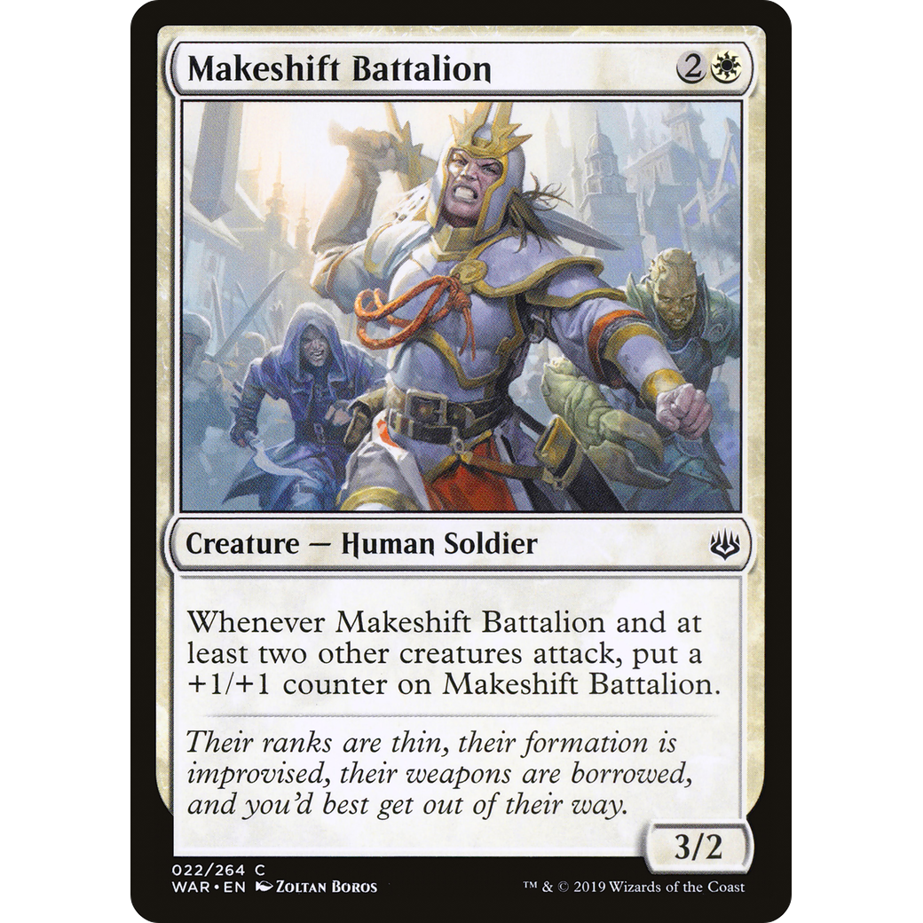 Makeshift Battalion (WAR-022) - War of the Spark
