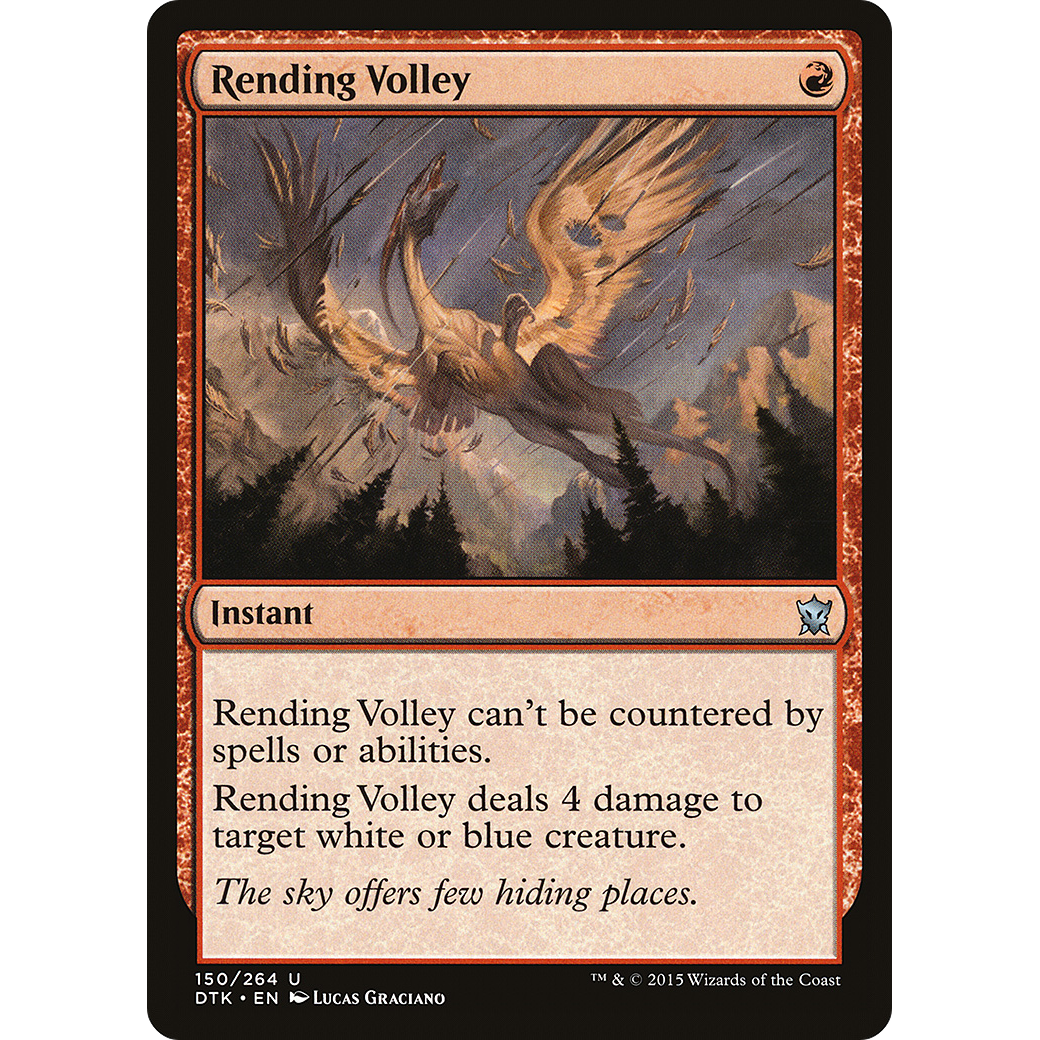Rending Volley (DTK-150) - Dragons of Tarkir Foil