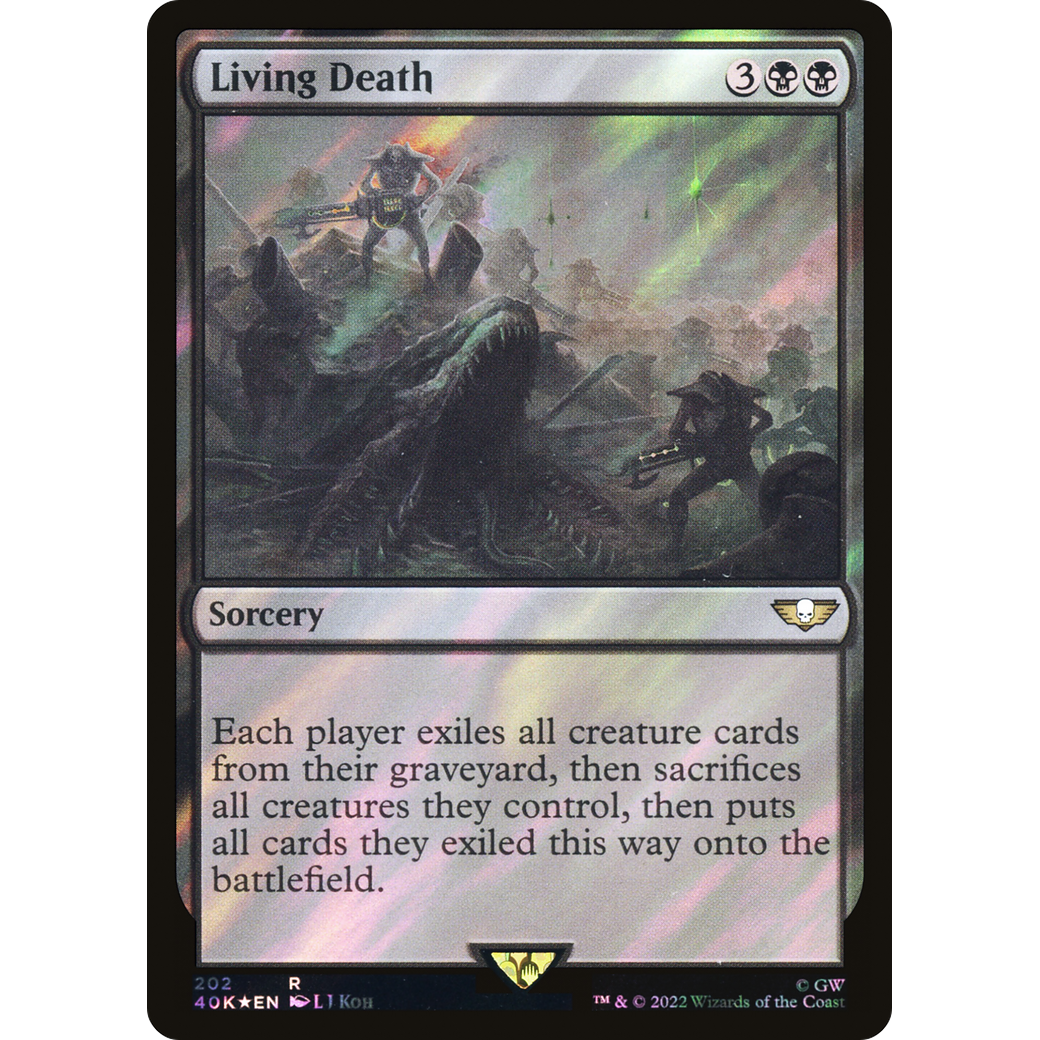 Living Death (40K-202) - Warhammer 40,000 Commander Foil
