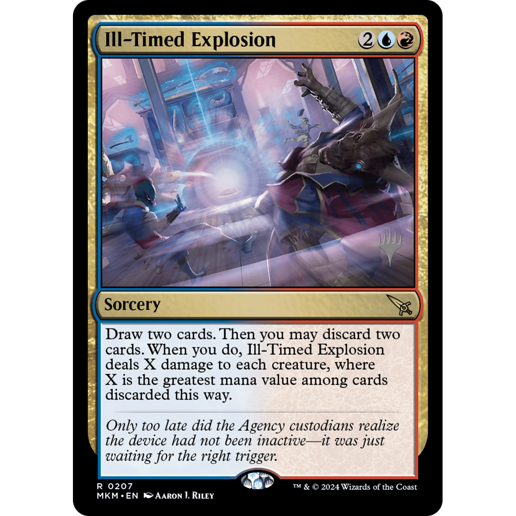 Ill-Timed Explosion (PPMKM-207P) - Murders at Karlov Manor Promos