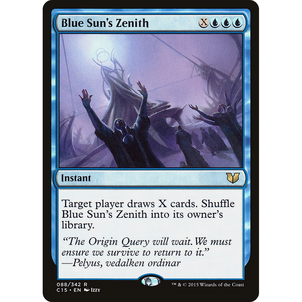 Blue Sun's Zenith (C15-088) - Commander 2015