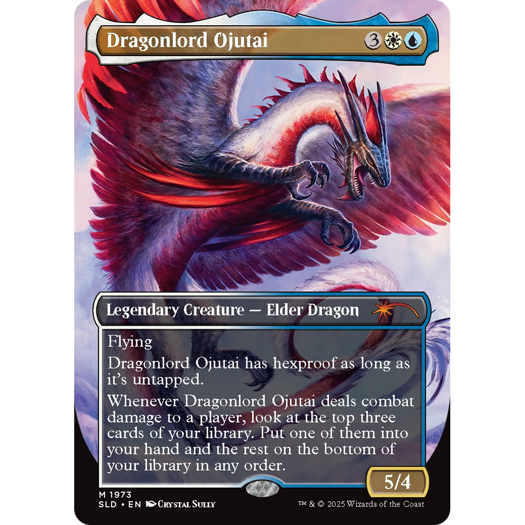 Dragonlord Ojutai (SLD-1973) - Secret Lair Drop (Borderless)