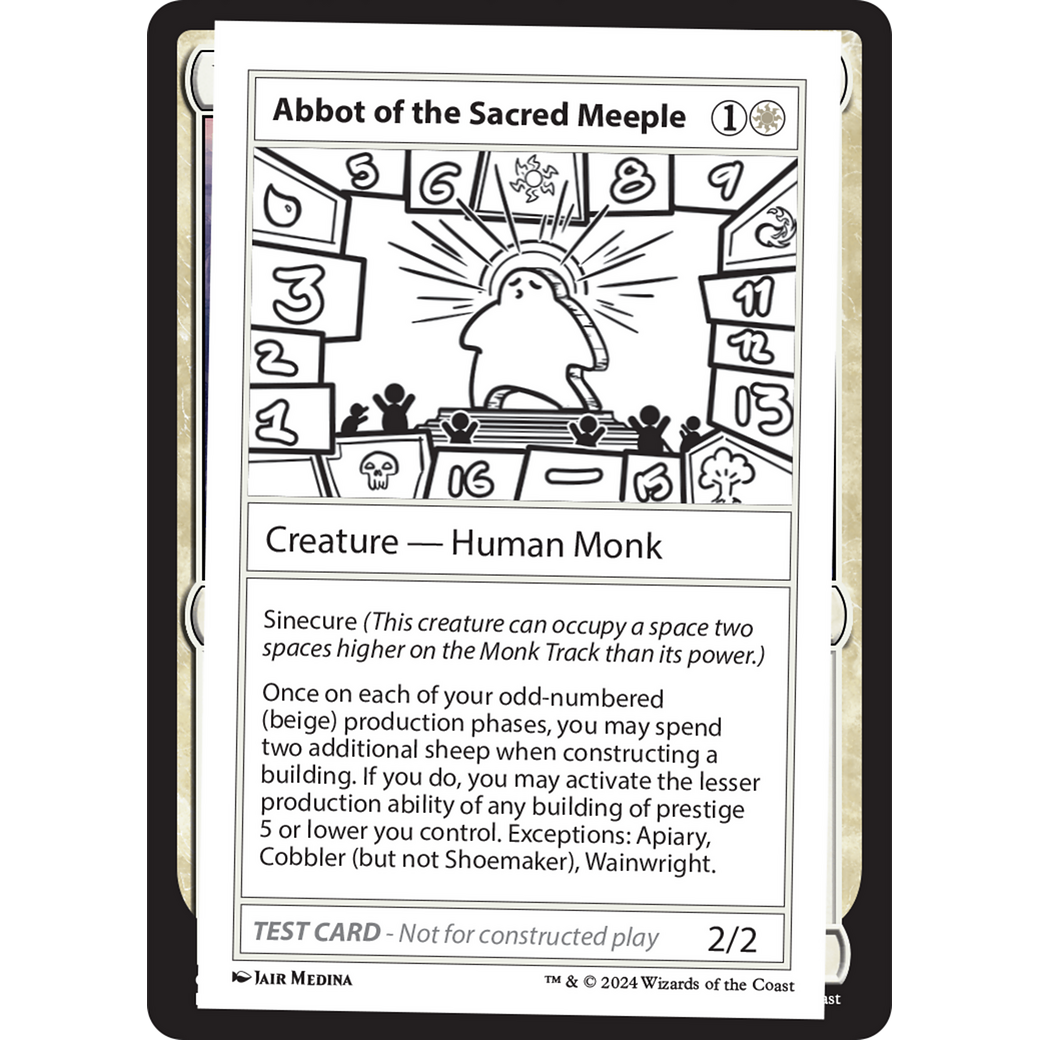 Abbot of the Sacred Meeple (MB2PC-) - Mystery Booster 2