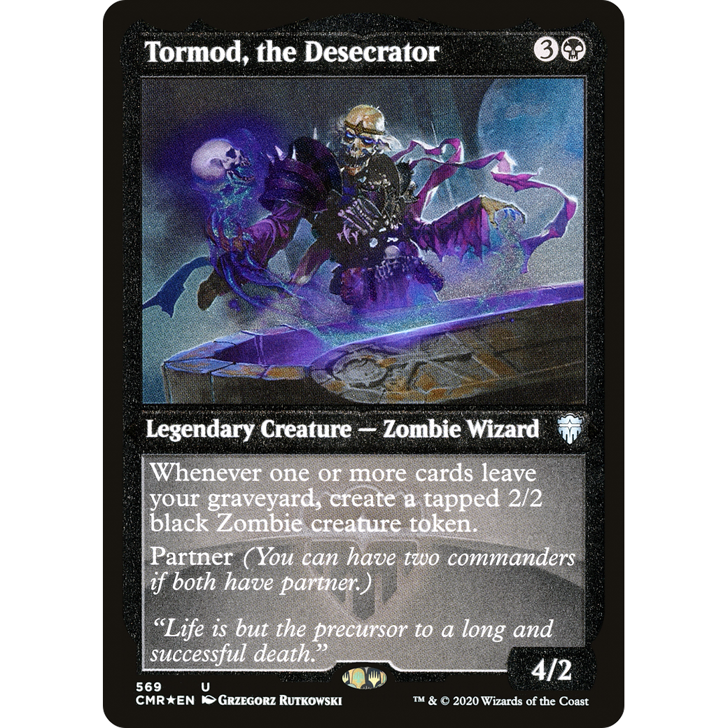 Tormod, the Desecrator (Foil Etched) (CMR-569) - Commander Legends Foil