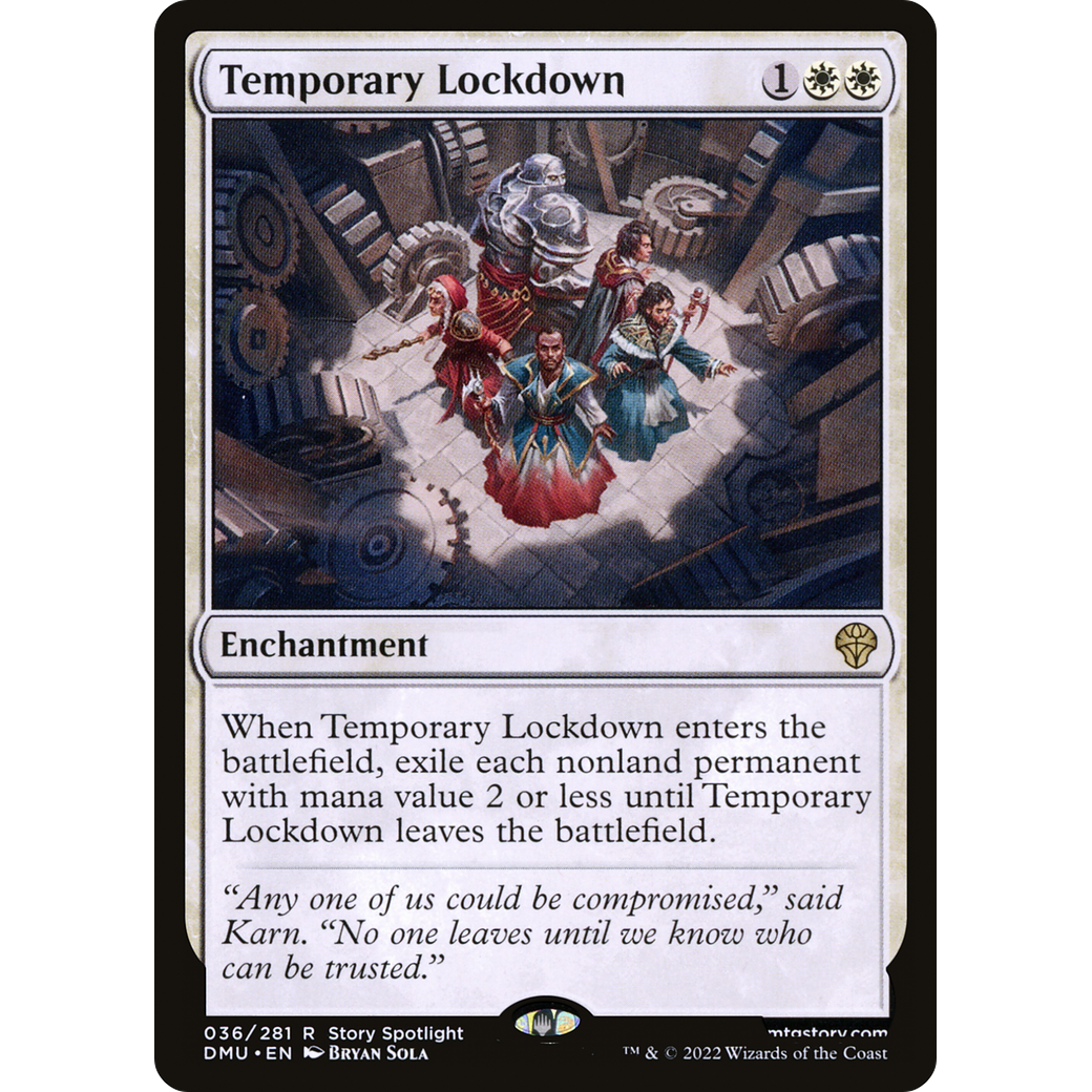 Temporary Lockdown (DMU-036) - Dominaria United