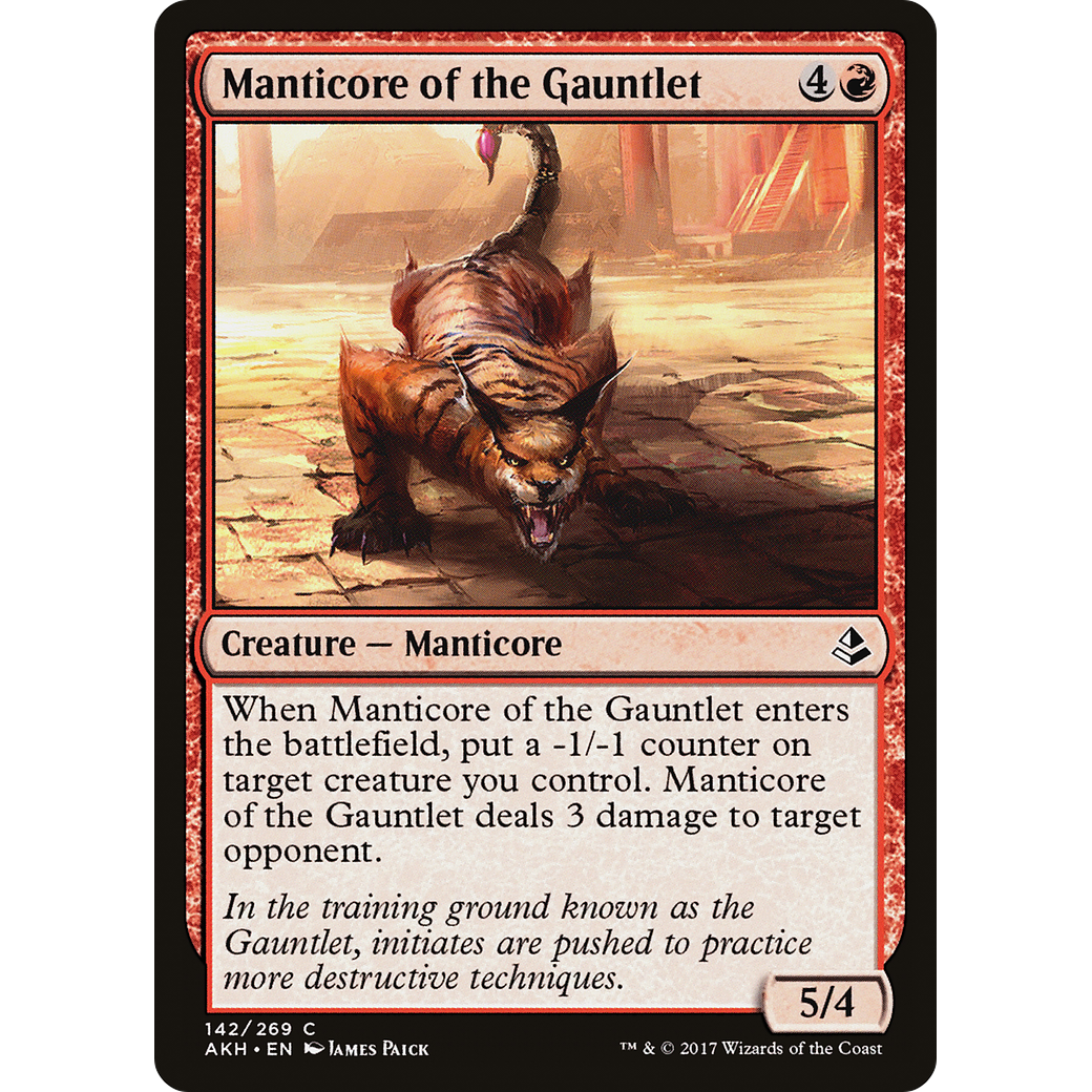 Manticore of the Gauntlet (AKH-142) - Amonkhet Foil