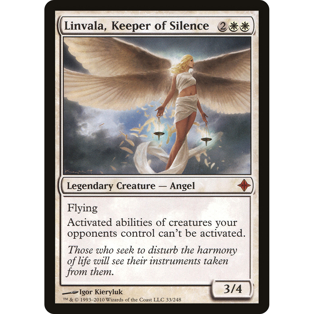 Linvala, Keeper of Silence (ROE-033) - Rise of the Eldrazi