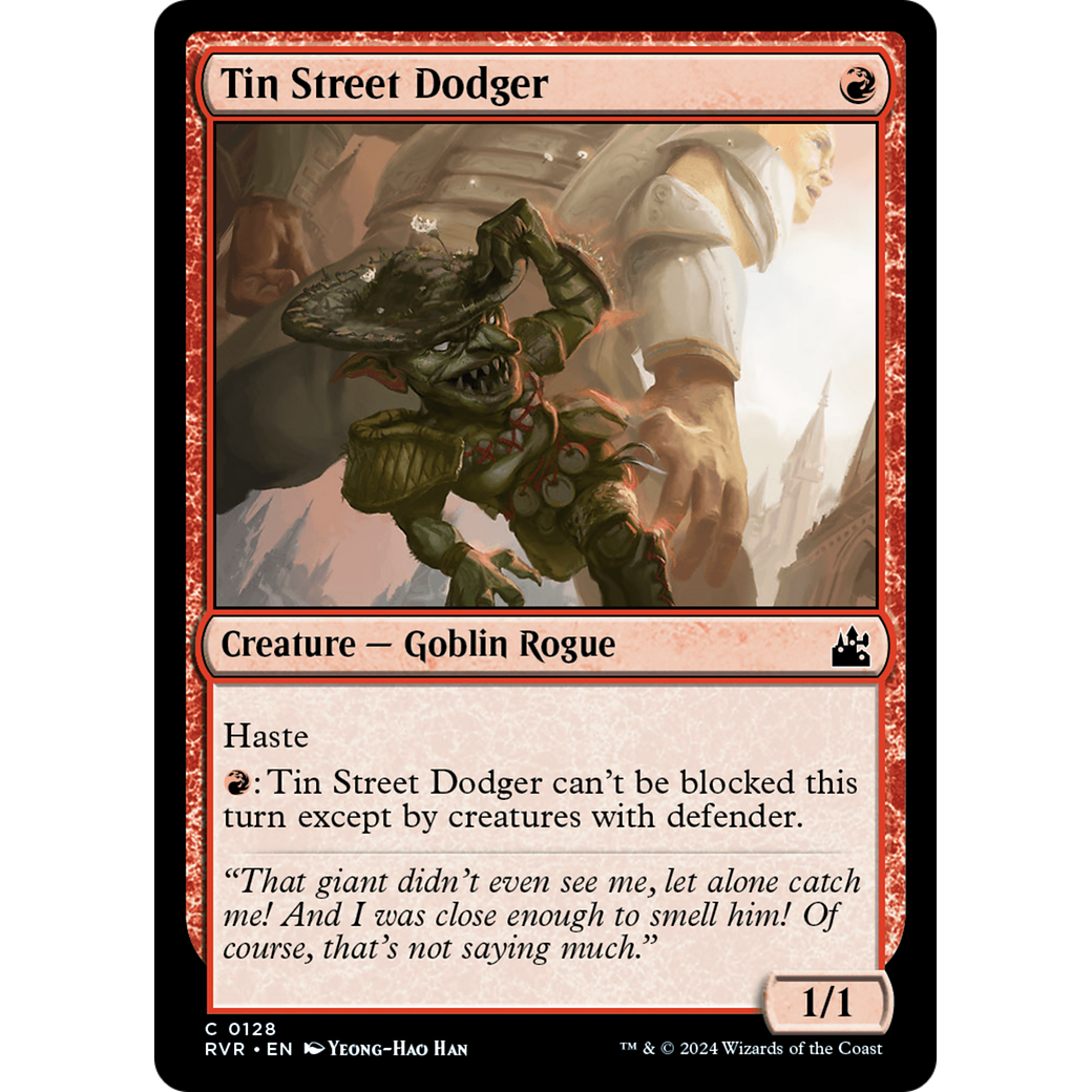 Tin Street Dodger (RVR-128) - Ravnica Remastered Foil
