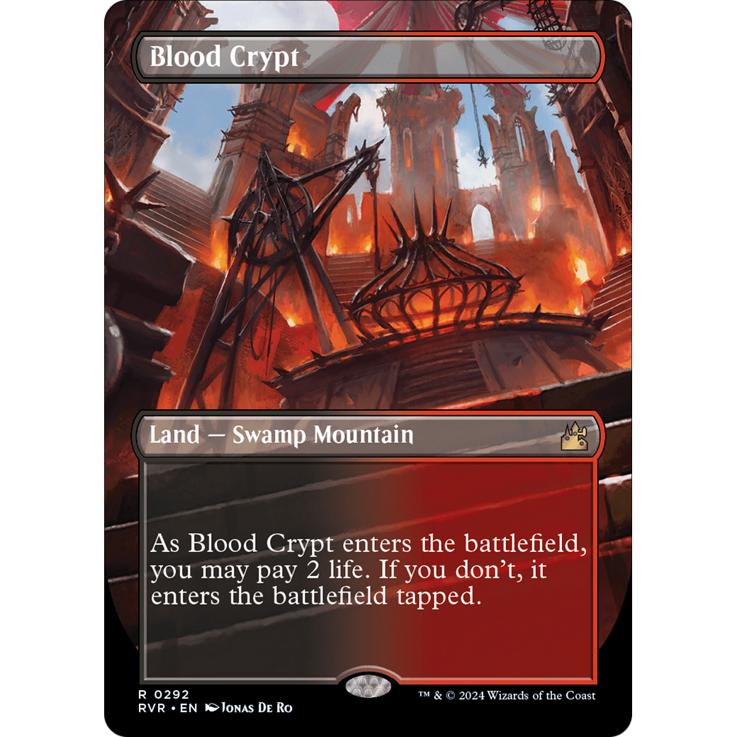Blood Crypt (RVR-292) - Ravnica Remastered (Borderless)