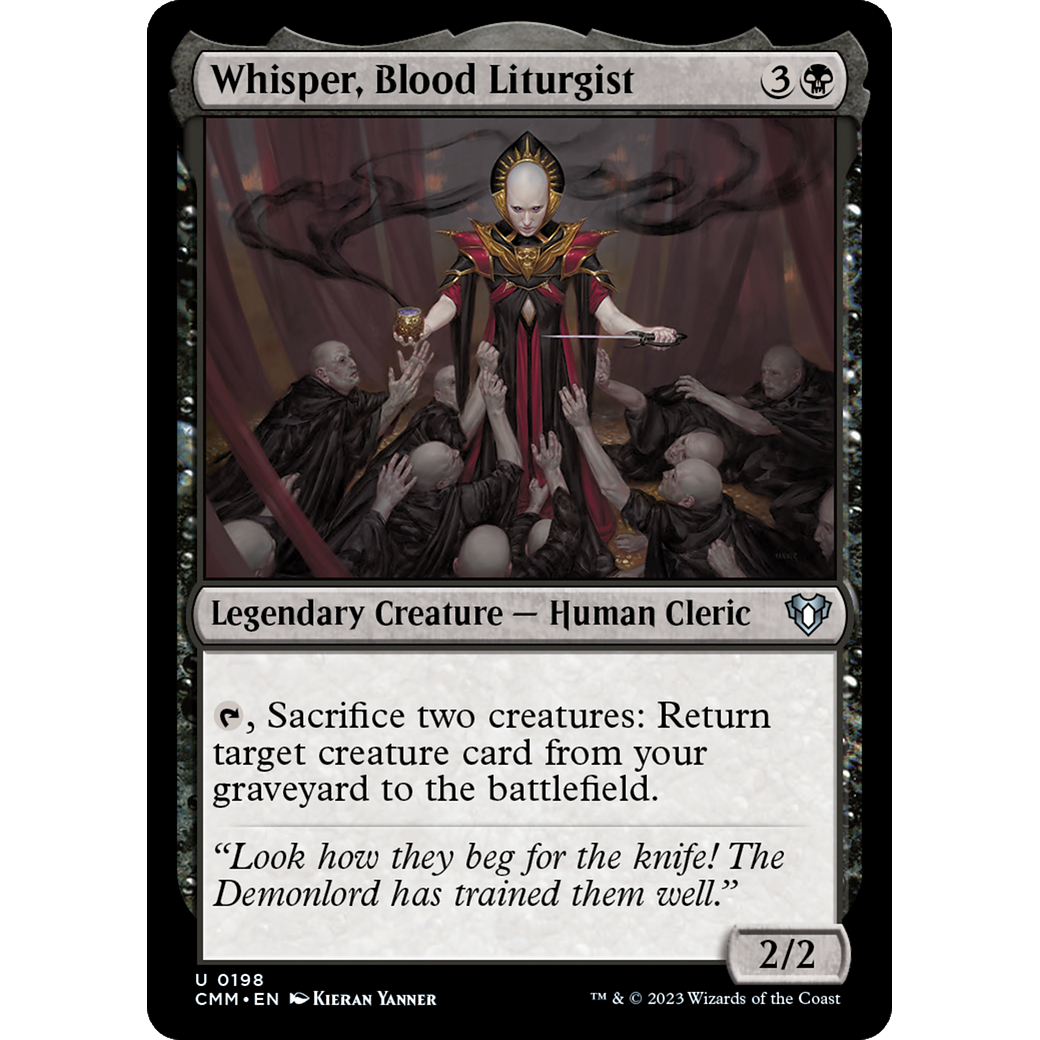 Whisper, Blood Liturgist (CMM-198) - Commander Masters