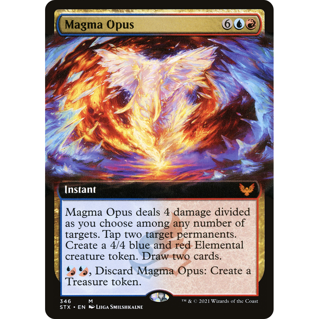 Magma Opus (Extended Art) (STX-346) - Strixhaven: School of Mages: (Extended Art) Foil