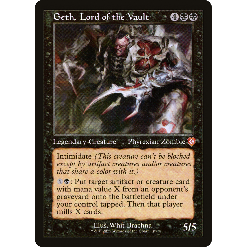 Geth, Lord of the Vault (Retro Frame) (BRC-107) - The Brothers' War Commander