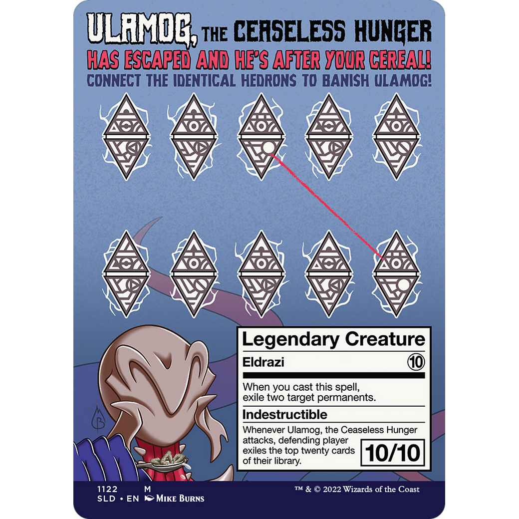 Ulamog, the Ceaseless Hunger (SLD-1122) - Secret Lair Drop (Borderless) Foil