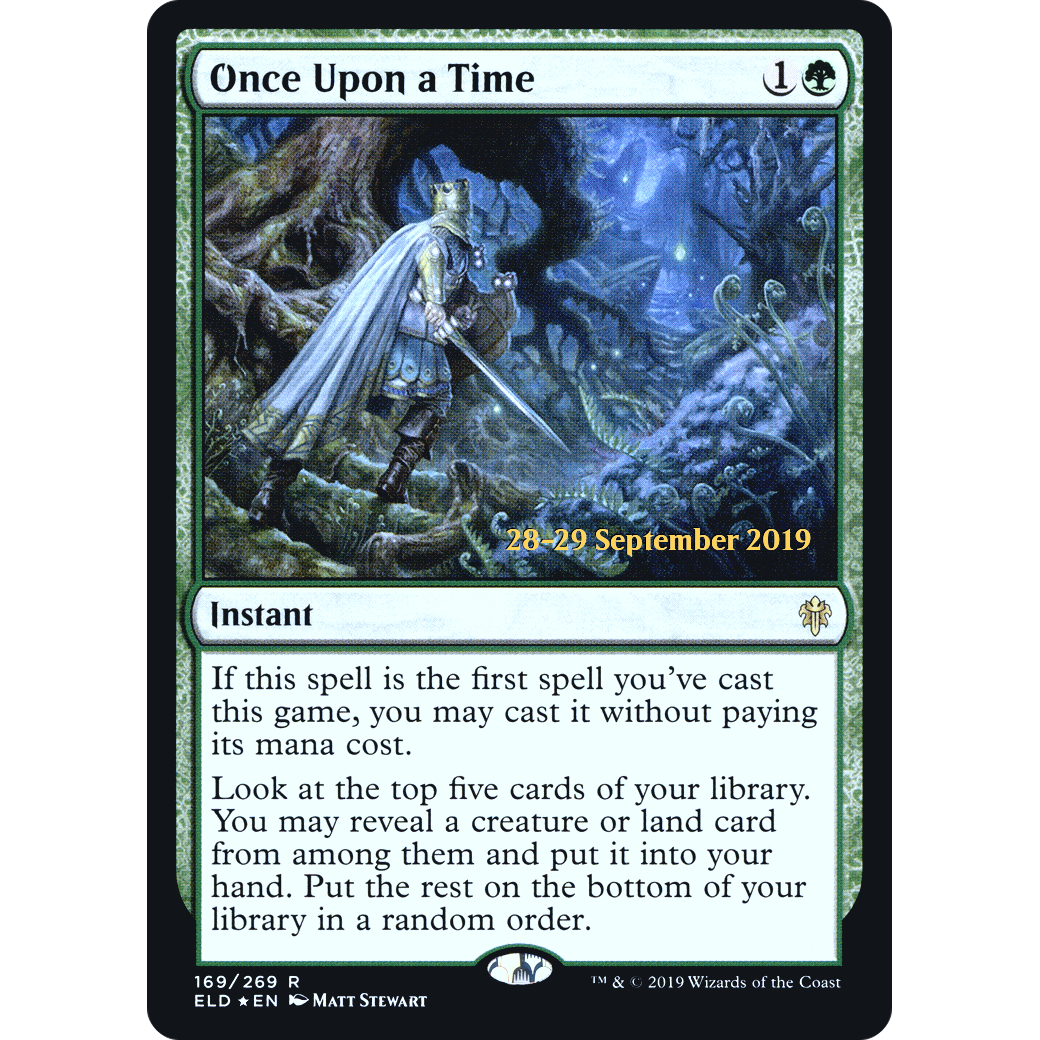 Once Upon a Time (PRE-169) - Throne of Eldraine Promos Foil