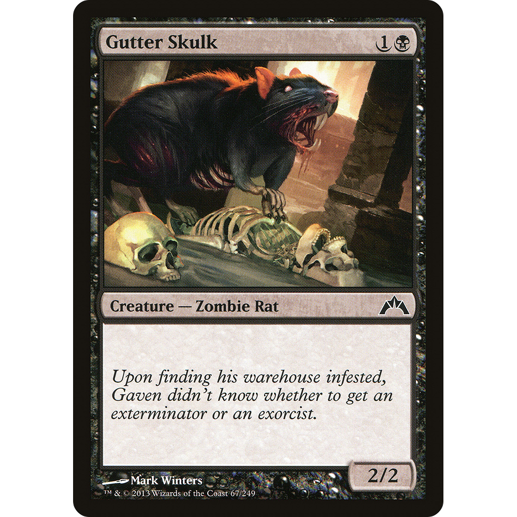 Gutter Skulk (GTC-067) - Gatecrash Foil
