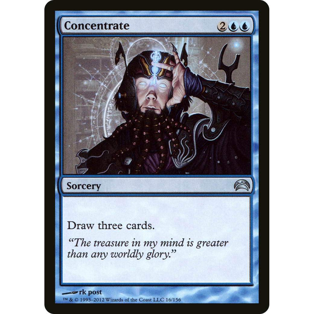 Concentrate (PC2-016) - Planechase 2012